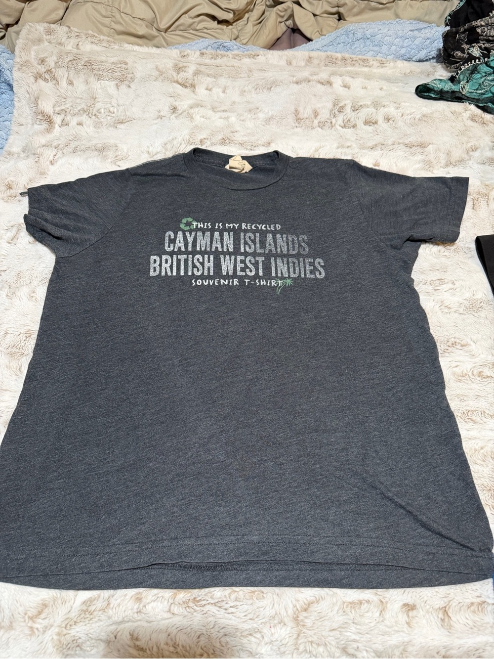Cayman Islands British West Indies Short Sleeve Tee - Dark Gray
